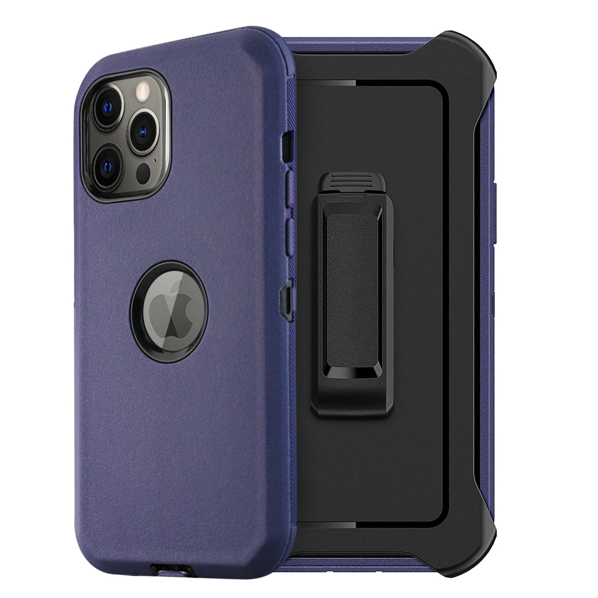 IPHONE 12 Compatible Multilayer Full Protection with Built-In Screen Protector CaseAPPLE IPHONE 12/IPHONE 12 PRO In Navy - Shockproof Protection by CELL DEMAND