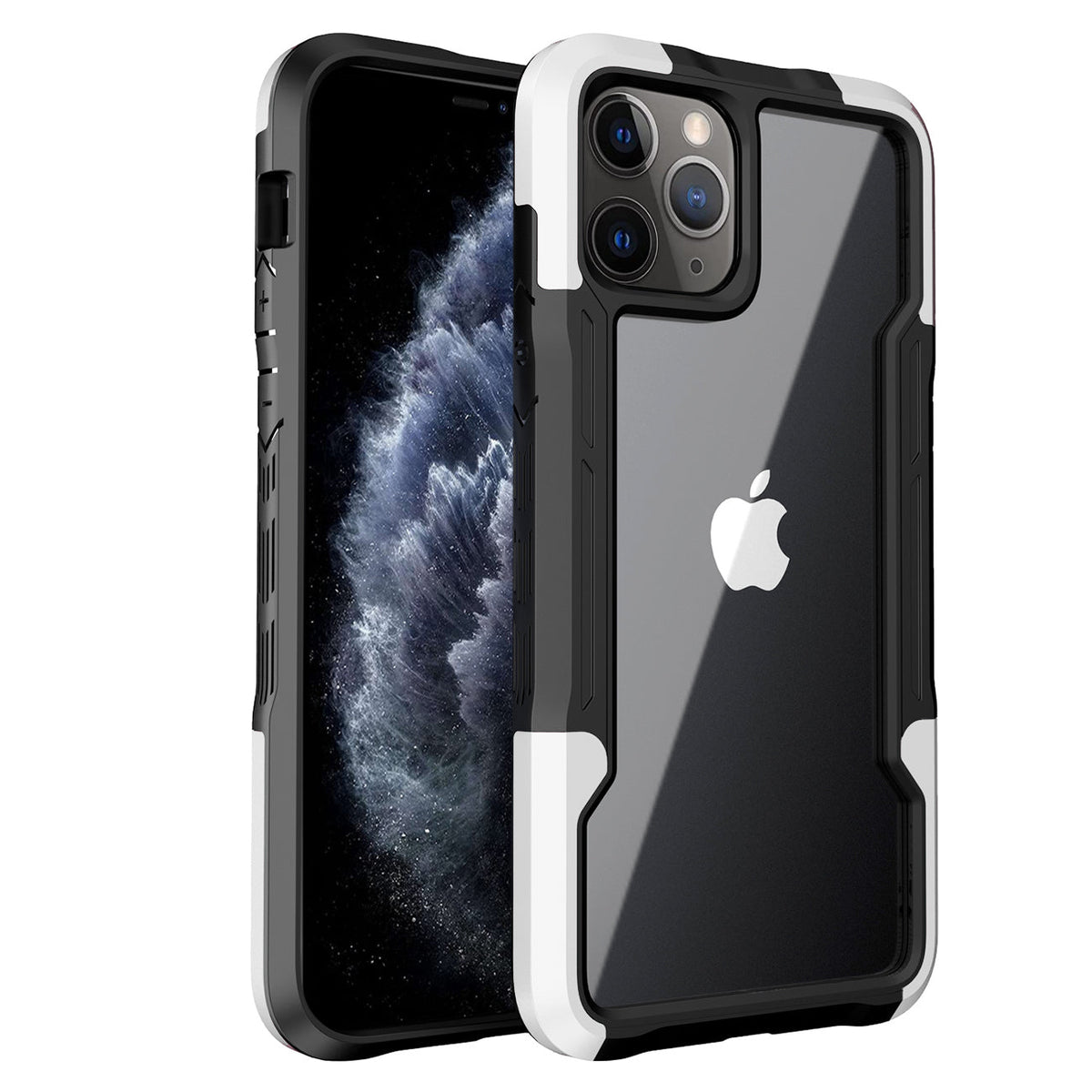 iPhone 11 Pro Compatible Shockproof Excellent Grip with Silky Feeling for Apple iPhone 11 Pro Max In White - Premium Protection by CELL DEMAND