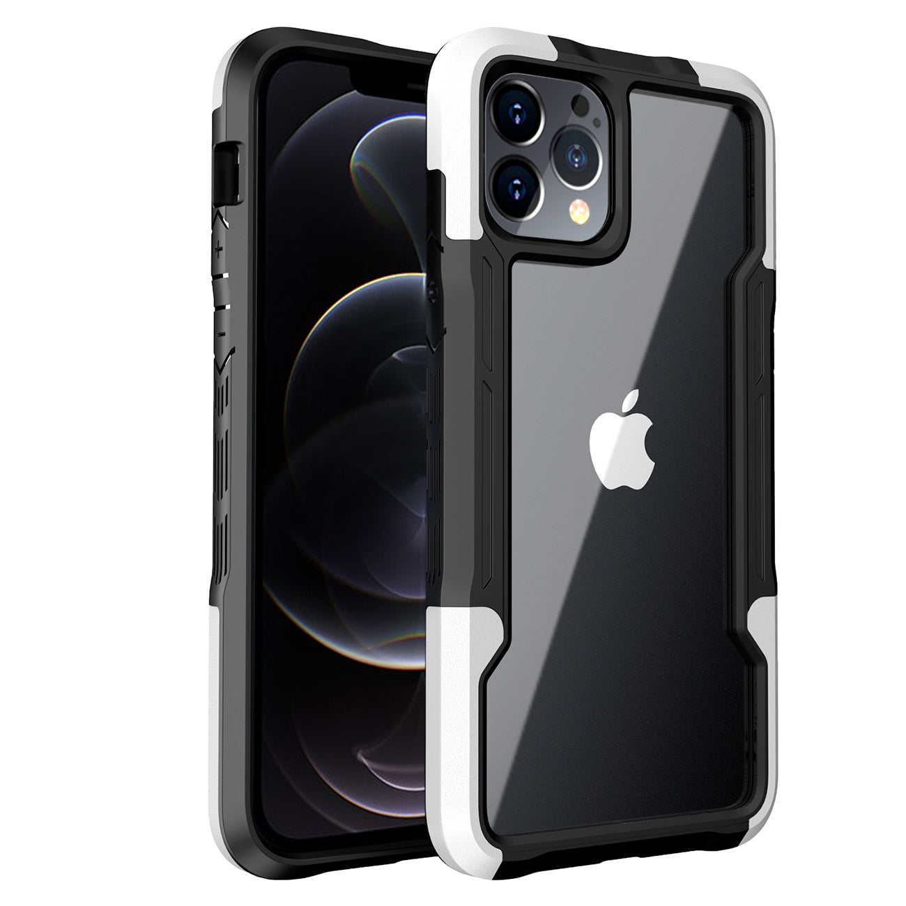 iPhone 12 Compatible Shockproof Excellent Grip with Silky Feeling for Apple iPhone 12/Iphone 12 Pro In White - Premium Protection by CELL DEMAND