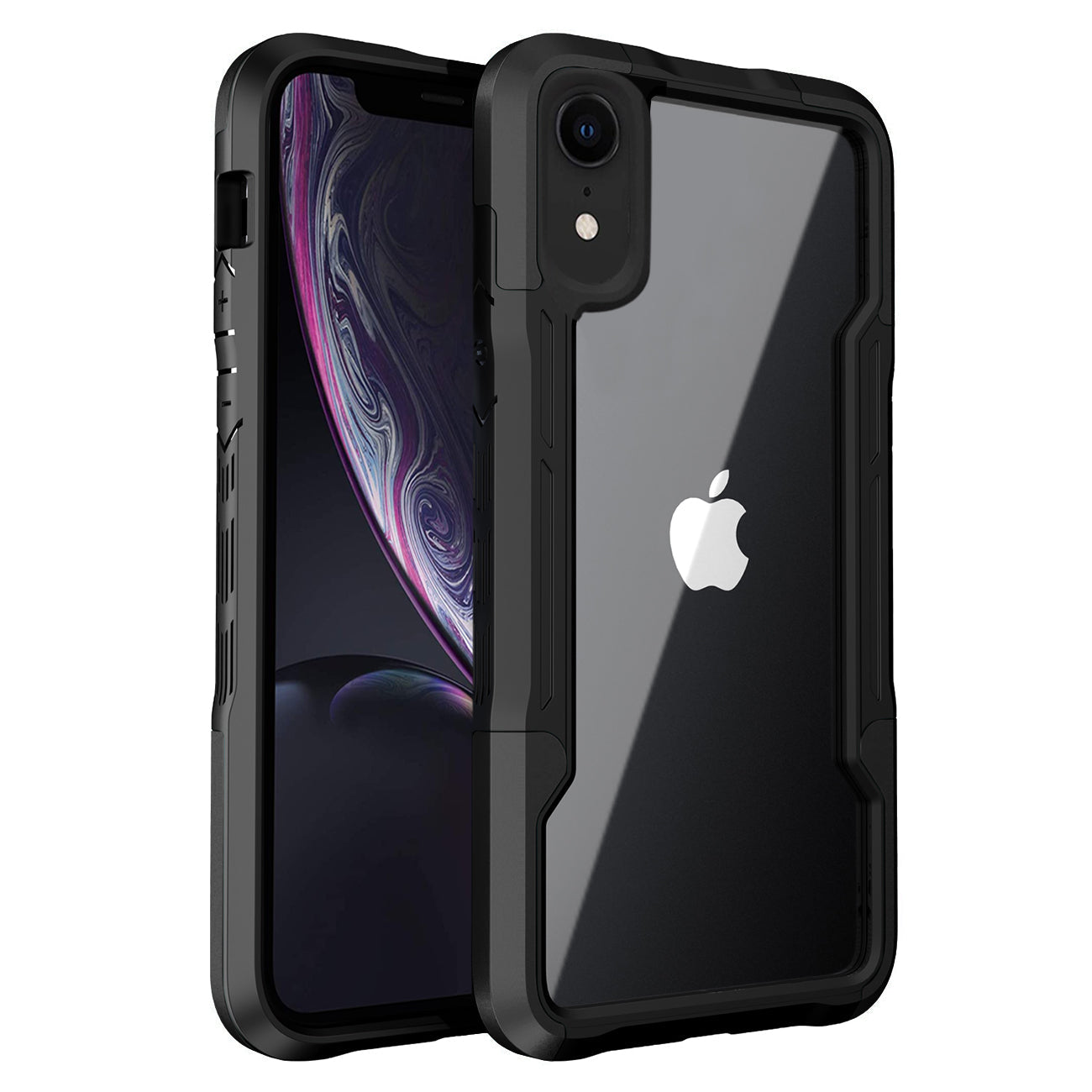 Shockproof Excellent Grip with Silky Feeling for Apple iPhone XR In Black - Durable & Reliable | CELL DEMAND Official