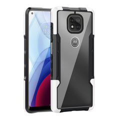 Shockproof Excellent Grip with Silky Feeling for Moto G Power 2021 In White - Heavy Duty & Reliable | CELL DEMAND Official