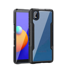 Shockproof Excellent Grip with Silky Feeling for Samsung Galaxy A01 Core In Black - Heavy Duty & Reliable | CELL DEMAND Official