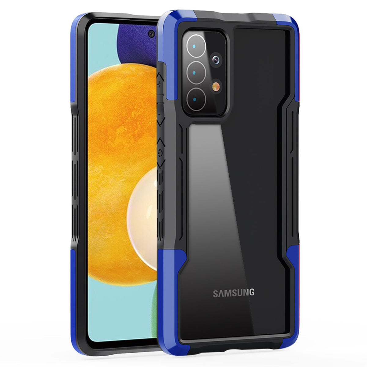 Shockproof Excellent Grip with Silky Feeling for Samsung Galaxy A52/5G In Blue - Premium & Reliable | CELL DEMAND Official