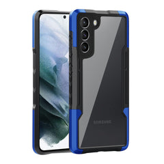 Shockproof Excellent Grip with Silky Feeling for Samsung Galaxy S21/S30 Plus In Blue - Crystal Clear & Reliable | CELL DEMAND Official