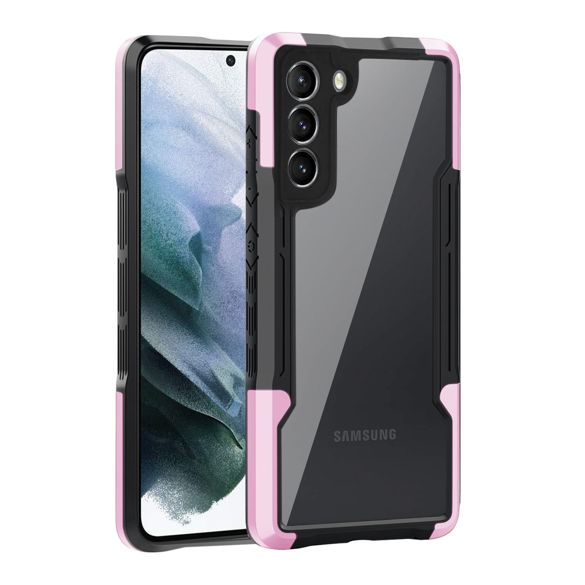 Shockproof Excellent Grip with Silky Feeling for Samsung Galaxy S21/S30 In Pink - Premium & Reliable | CELL DEMAND Official