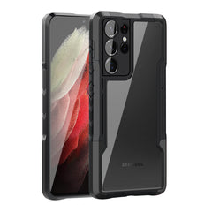 Shockproof Excellent Grip with Silky Feeling for Samsung Galaxy S21 Ultra In Black - Shockproof & Reliable | CELL DEMAND Official