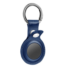 Leather Protective Case for Apple AirTag In Navy - Shockproof & Reliable | CELL DEMAND Official