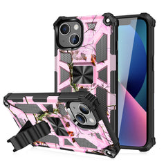 IPHONE 13  Compatible Built-in Kickstand TPU Case with Magnetic Mount for APPLE IPHONE 13 in Tree leaf patterns - Heavy Duty Protection by CELL DEMAND
