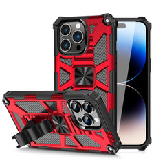 IPHONE 14 PRO Compatible Built-in Kickstand TPU Case with Magnetic Mount for APPLE IPHONE 14 PRO MAX in Red - Ultra-Slim Protection by CELL DEMAND