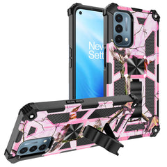 Built-in Kickstand TPU Case with Magnetic Mount for ONEPLUS NORD N200 5G in Tree leaf patterns - Shockproof & Reliable | CELL DEMAND Official