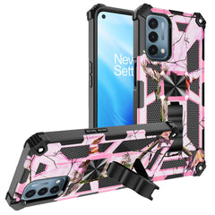 Built-in Kickstand TPU Case with Magnetic Mount for ONEPLUS NORD N200 5G in Tree leaf patterns - Shockproof & Reliable | CELL DEMAND Official