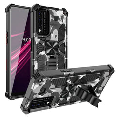 Built-in Kickstand TPU Case with Magnetic Mount for REVVL 5G in Camouflage - Crystal Clear & Reliable | CELL DEMAND Official