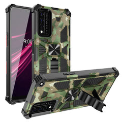 Built-in Kickstand TPU Case with Magnetic Mount for REVVL 5G in Camouflage - Durable & Reliable | CELL DEMAND Official