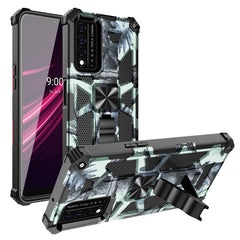 Built-in Kickstand TPU Case with Magnetic Mount for REVVL 5G in Tree leaf patterns - Durable & Reliable | CELL DEMAND Official