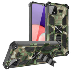 Built-in Kickstand TPU Case with Magnetic Mount for SAMSUNG GALAXY A22 5G in Camouflage - Ultra-Slim & Reliable | CELL DEMAND Official