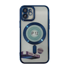 iPhone 14 Plus Compatible Magnetic Wireless Charging TPU Bumper Case For iPhone 14 Plus In Blue - Heavy Duty Protection by CELL DEMAND
