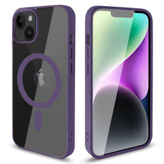 iPhone 14 Plus Compatible Transparent Back Cover Phone Shell fashion design magnetic 2 in 1 mobile phone case for iPhone 14 Plus - Premium Protection by CELL DEMAND