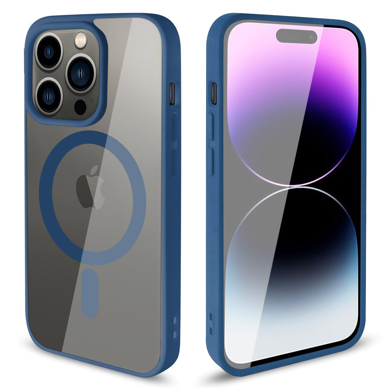 iPhone 14 Pro Compatible Transparent Back Cover Phone Shell fashion design magnetic 2 in 1 mobile phone case for iPhone 14 Pro - Crystal Clear Protection by CELL DEMAND