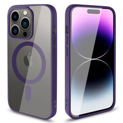 iPhone 14 Pro Compatible Transparent Back Cover Phone Shell fashion design magnetic 2 in 1 mobile phone case for iPhone 14 Pro - Crystal Clear Protection by CELL DEMAND