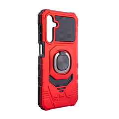 Kickstand Ring Holder TPU Shockproof Case for Samsung Galaxy A25 in Red - Ultra-Slim & Reliable | CELL DEMAND Official