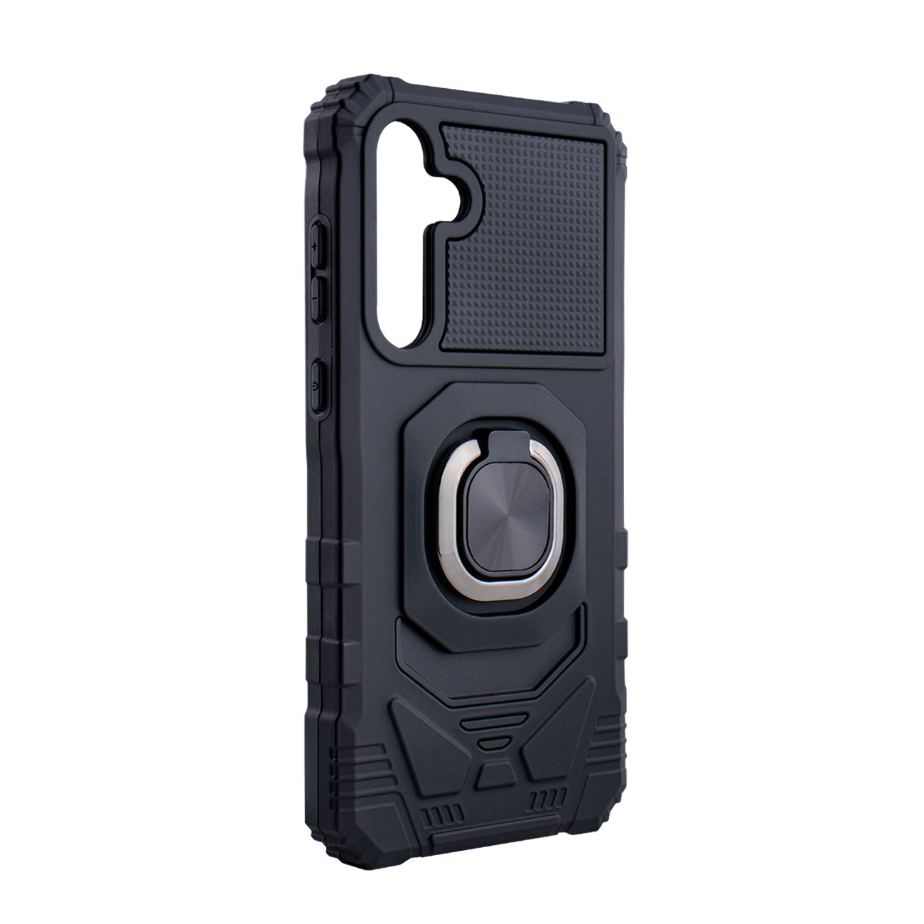 Kickstand Ring Holder TPU Shockproof Case for Samsung Galaxy A35 in Black - Heavy Duty & Reliable | CELL DEMAND Official