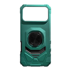 IPHONE 17 PRO Compatible Kickstand Ring Holder TPU Shockproof Case for IPHONE 17 PRO in Green - Shockproof Protection by CELL DEMAND