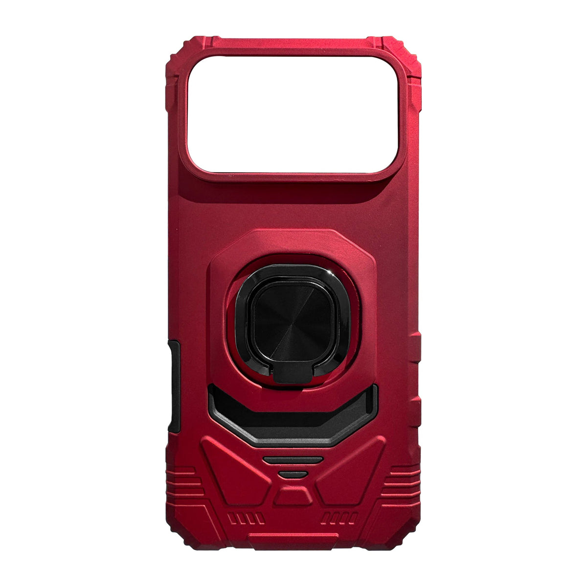 iPhone 17 MAX Compatible Kickstand Ring Holder TPU Shockproof Case for iPhone 17 MAX in Red - Crystal Clear Protection by CELL DEMAND