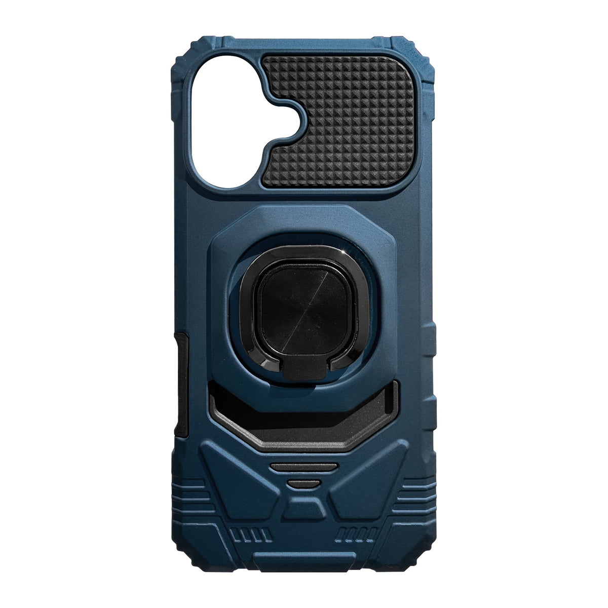 IPHONE 17  Compatible Kickstand Ring Holder TPU Shockproof Case for IPHONE 17 in Blue - Durable Protection by CELL DEMAND