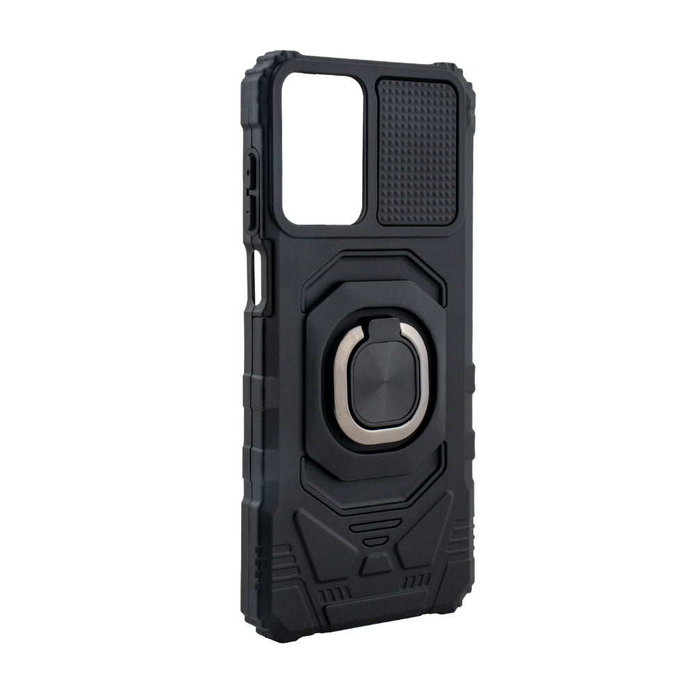Kickstand Ring Holder TPU Shockproof Case for Motorola Moto G PLAY 5G (2024) in BLACK - Shockproof & Reliable | CELL DEMAND Official