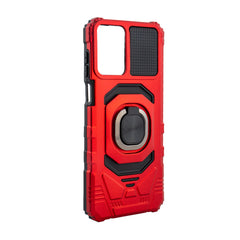 Kickstand Ring Holder TPU Shockproof Case for Motorola Moto G 5G (2024) in RED - Premium & Reliable | CELL DEMAND Official