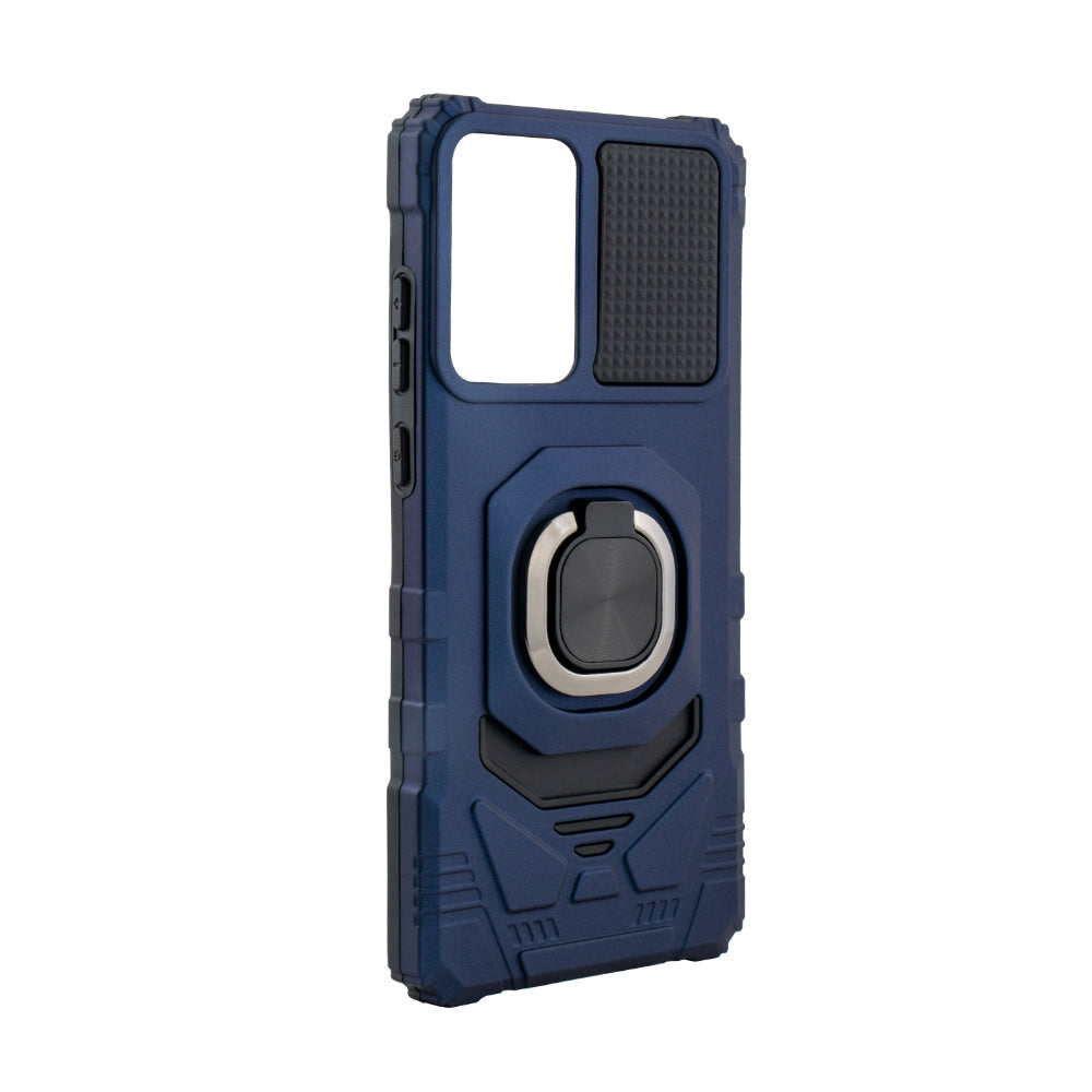 Kickstand Ring Holder TPU Shockproof Case for Motorola Moto G Stylus 5G (2024) in BLUE - Durable & Reliable | CELL DEMAND Official