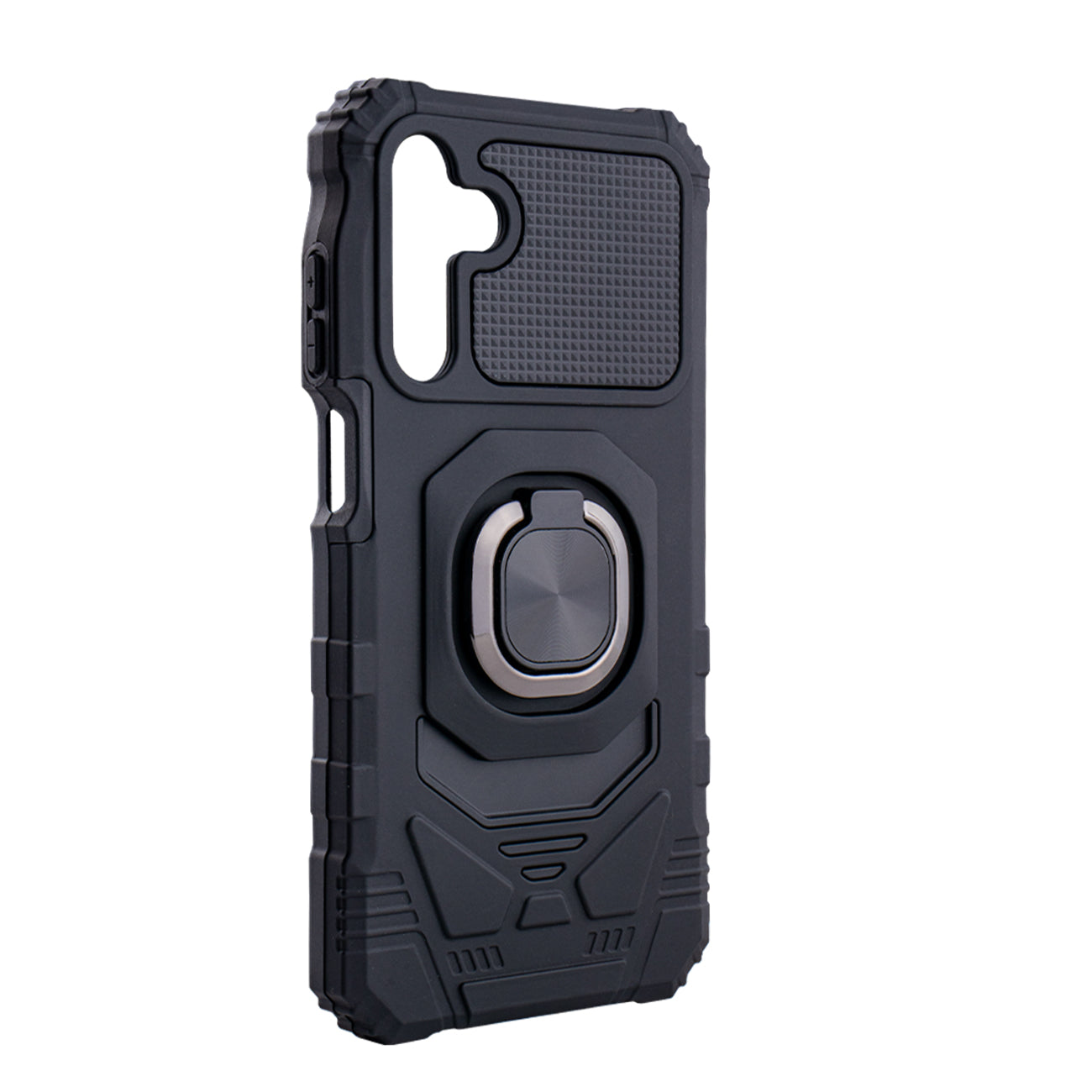 Kickstand Ring Holder TPU Shockproof Case for Samsung Galaxy A15 in Black - Durable & Reliable | CELL DEMAND Official