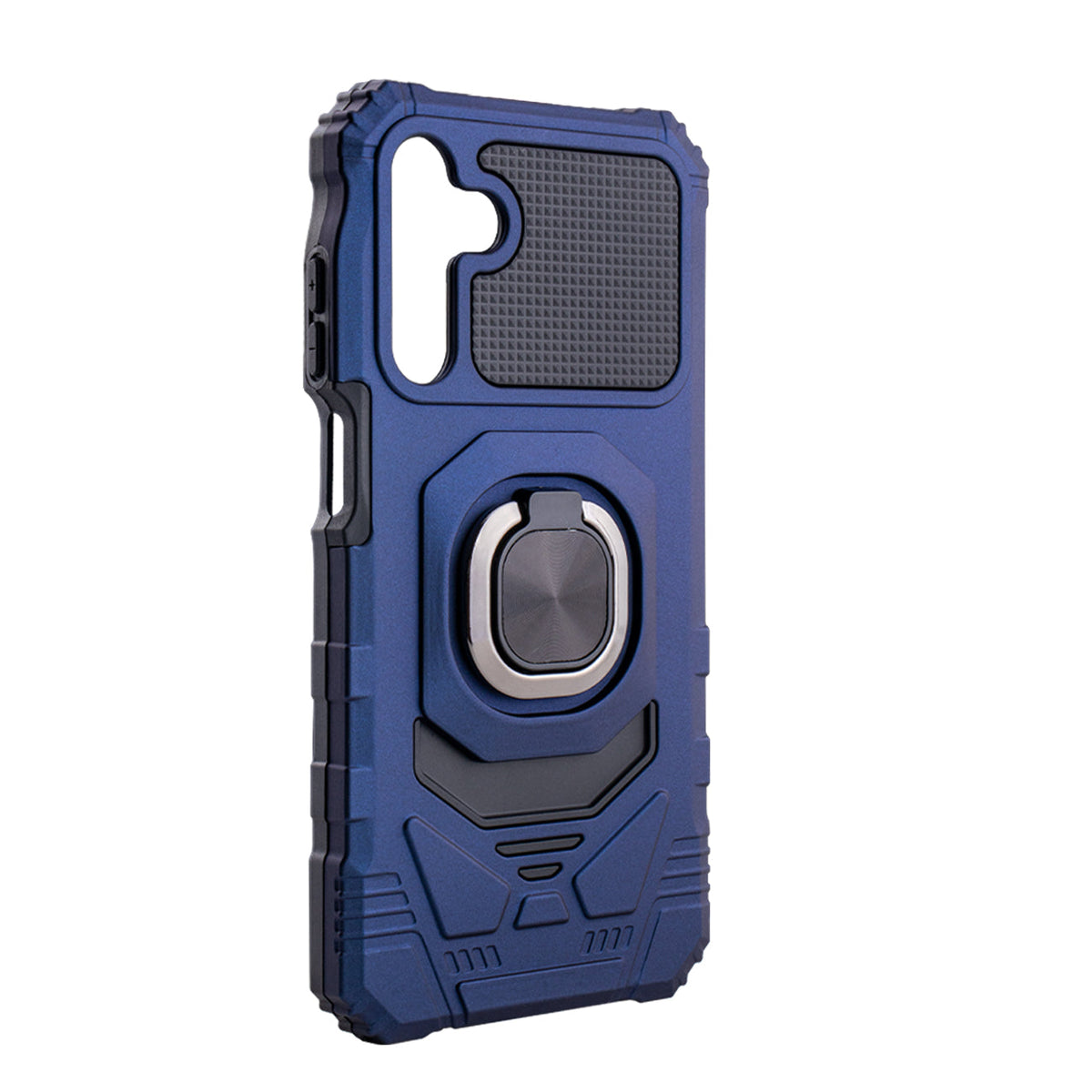 Kickstand Ring Holder TPU Shockproof Case for Samsung Galaxy A15 in Blue - Crystal Clear & Reliable | CELL DEMAND Official