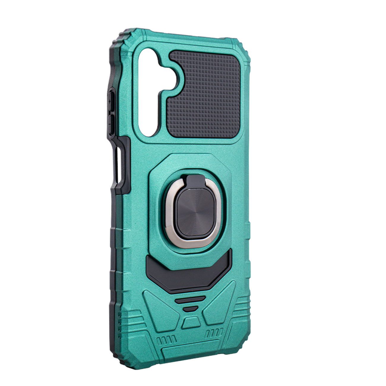 Kickstand Ring Holder TPU Shockproof Case for Samsung Galaxy A15 in Blue - Crystal Clear & Reliable | CELL DEMAND Official
