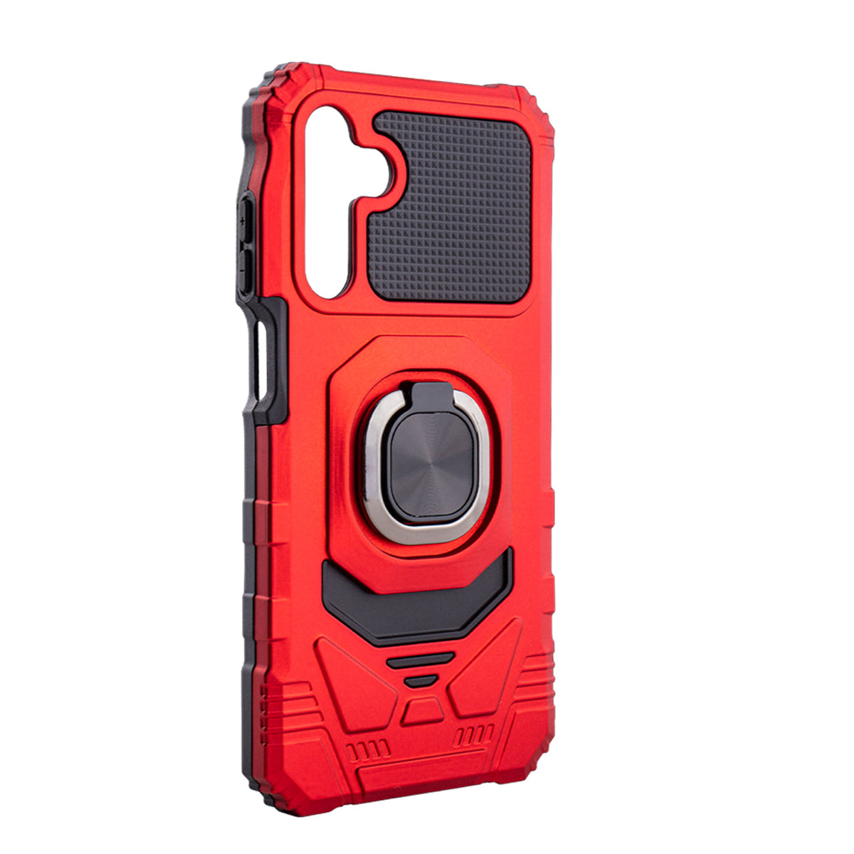 Kickstand Ring Holder TPU Shockproof Case for Samsung Galaxy A15 in Red - Shockproof & Reliable | CELL DEMAND Official