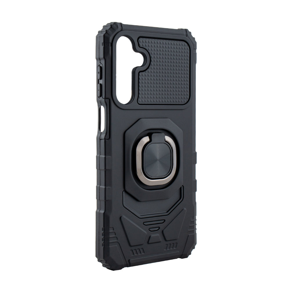 Kickstand Ring Holder TPU Shockproof Case for Samsung Galaxy A16 in Black - Crystal Clear & Reliable | CELL DEMAND Official