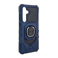 Kickstand Ring Holder TPU Shockproof Case for Samsung Galaxy S24 FE in Black - Durable & Reliable | CELL DEMAND Official