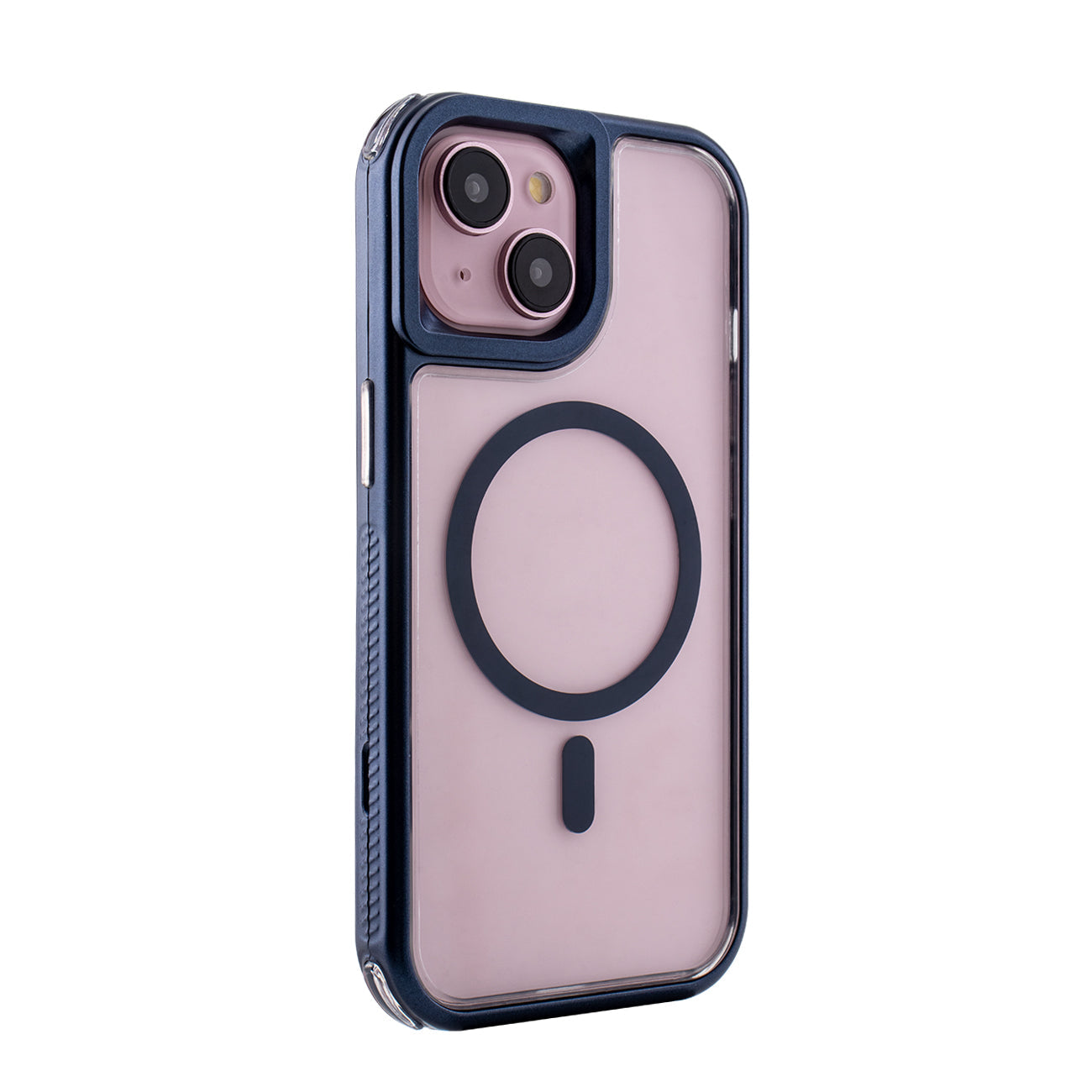 iPhone 15  Compatible Heavy Duty 3-in-1 Hybrid Shockproof Anti-Fall Protective Magnetic Case for iPhone 15   in Blue - Ultra-Slim Protection by CELL DEMAND