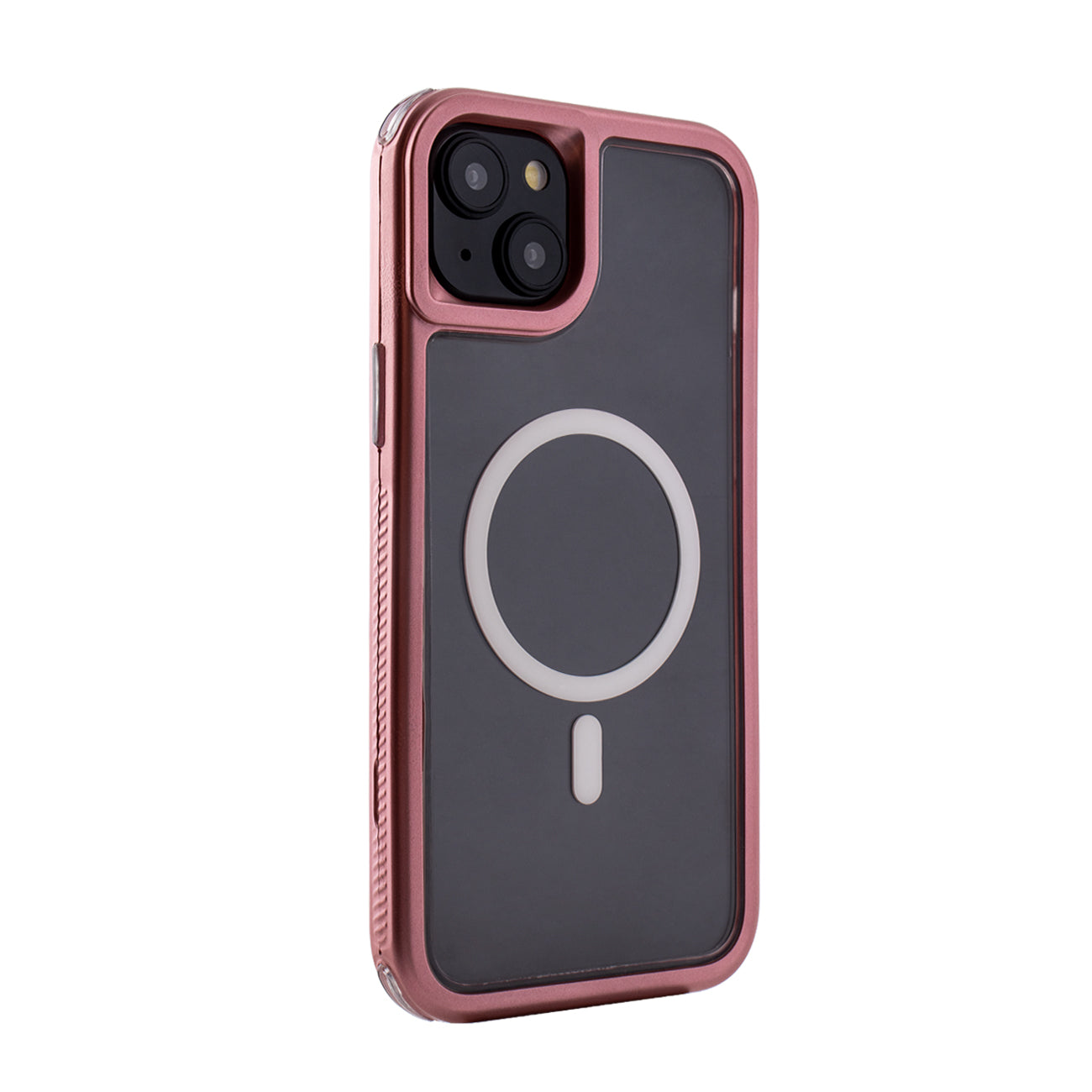 iPhone 15 Plus Compatible Heavy Duty 3-in-1 Hybrid Shockproof Anti-Fall Protective Magnetic Case for iPhone 15 Plus in Pink - Crystal Clear Protection by CELL DEMAND