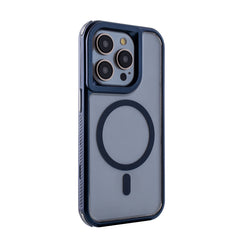 iPhone 15 Pro Compatible Heavy Duty 3-in-1 Hybrid Shockproof Anti-Fall Protective Magnetic Case for iPhone 15 Pro in Blue - Heavy Duty Protection by CELL DEMAND