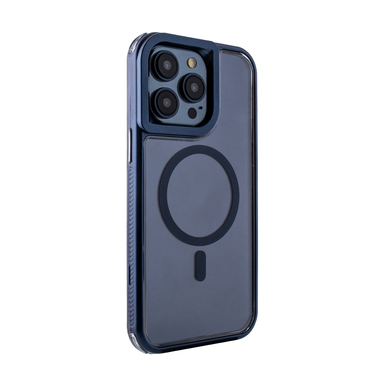 iPhone 15  Compatible Heavy Duty 3-in-1 Hybrid Shockproof Anti-Fall Protective Magnetic Case for iPhone 15  PRO MAX in Blue - Heavy Duty Protection by CELL DEMAND