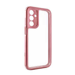 Heavy Duty Transparent Shockproof Protection 3-in-1 Hybrid Protective Case For GALAXY A15 5G In Pink - Shockproof & Reliable | CELL DEMAND Official