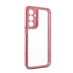 Heavy Duty Transparent Shockproof Protection 3-in-1 Hybrid Protective Case For GALAXY A25 5G In Pink - Durable & Reliable | CELL DEMAND Official