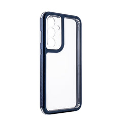Heavy Duty Transparent Shockproof Protection 3-in-1 Hybrid Protective Case For GALAXY A35 5G In Blue - Crystal Clear & Reliable | CELL DEMAND Official