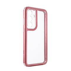 Heavy Duty Transparent Shockproof Protection 3-in-1 Hybrid Protective Case For GALAXY A35 5G In Pink - Premium & Reliable | CELL DEMAND Official
