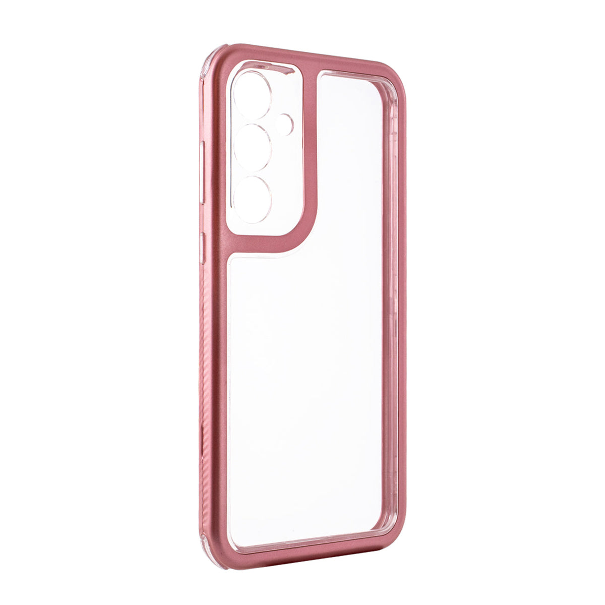 Heavy Duty Transparent Shockproof Protection 3-in-1 Hybrid Protective Case For GALAXY A55 5G In Pink - Durable & Reliable | CELL DEMAND Official
