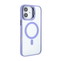 iPhone 16 Plus Compatible Magnetic Phone Case (Purple) with Built-in Invisible Kickstand Compatible with iPhone 16 Plus - Durable Protection by CELL DEMAND