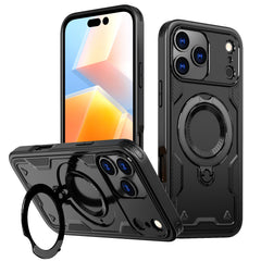 iPhone 17 PRO Compatible 360-degree Rotating Magnetic Versatile Stand Black Compatible with  iPhone 17 PRO - Premium Protection by CELL DEMAND