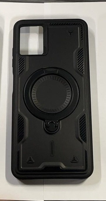 360 Degree Rotating Magnetic Versatile Stand Black Compatible with Samsung Galaxy A06 - Heavy Duty & Reliable | CELL DEMAND Official