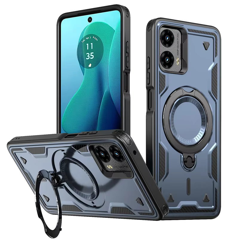 360¡ã Rotating Magnetic Versatile Stand Navy Compatible with SAMSUNG A07 , PC73-SAMA07-4GNV - Shockproof & Reliable | CELL DEMAND Official